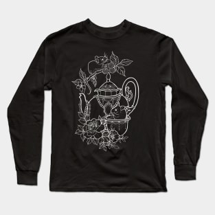 Mouse tea party Long Sleeve T-Shirt